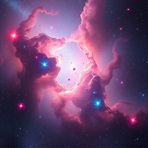 Immagine di copertina per la motion graphic 'Spazio Tempo: Esplorazione Cosmica'